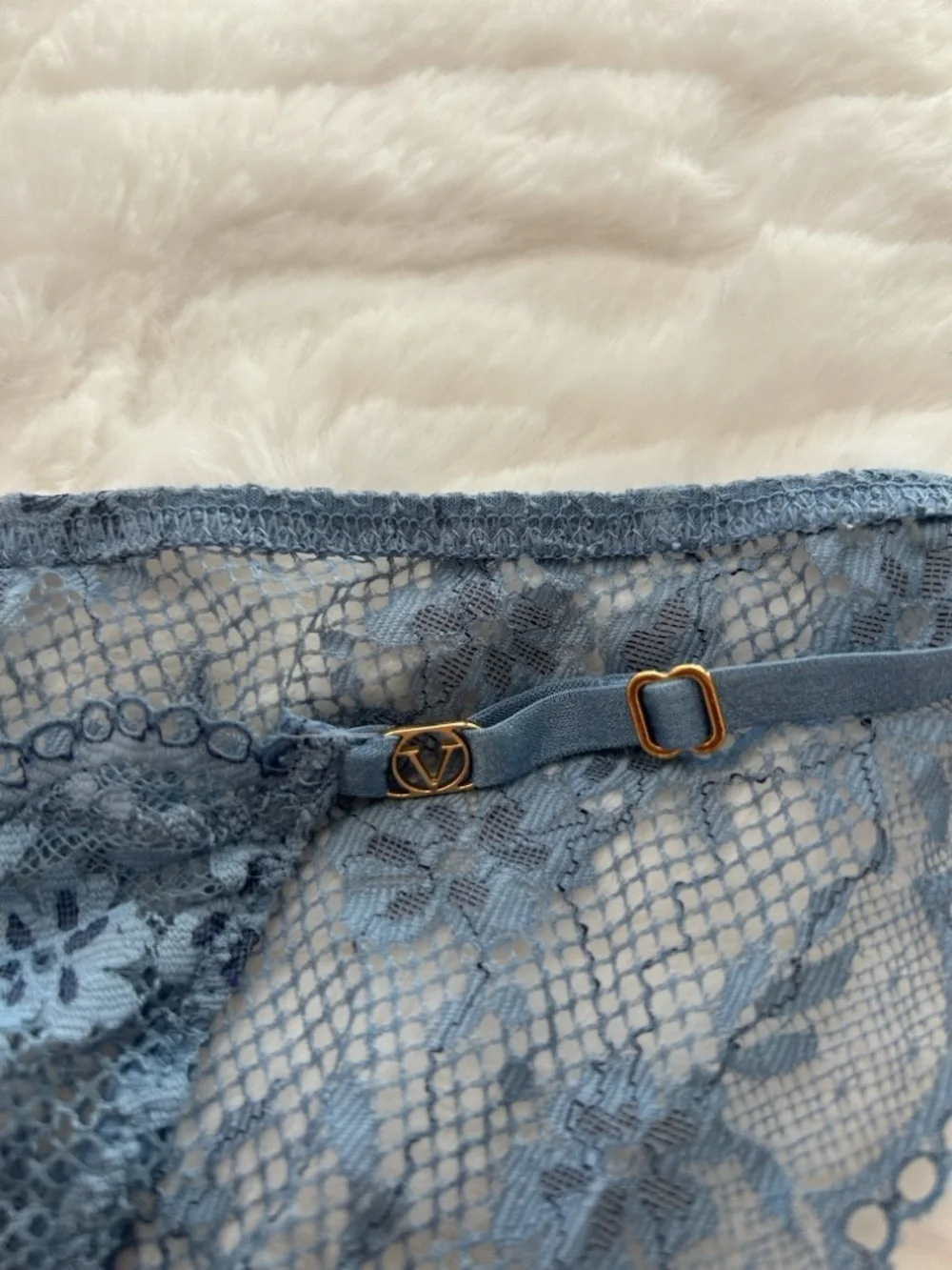 Victoria's Secret Bikini Lace Adjustable Panty L